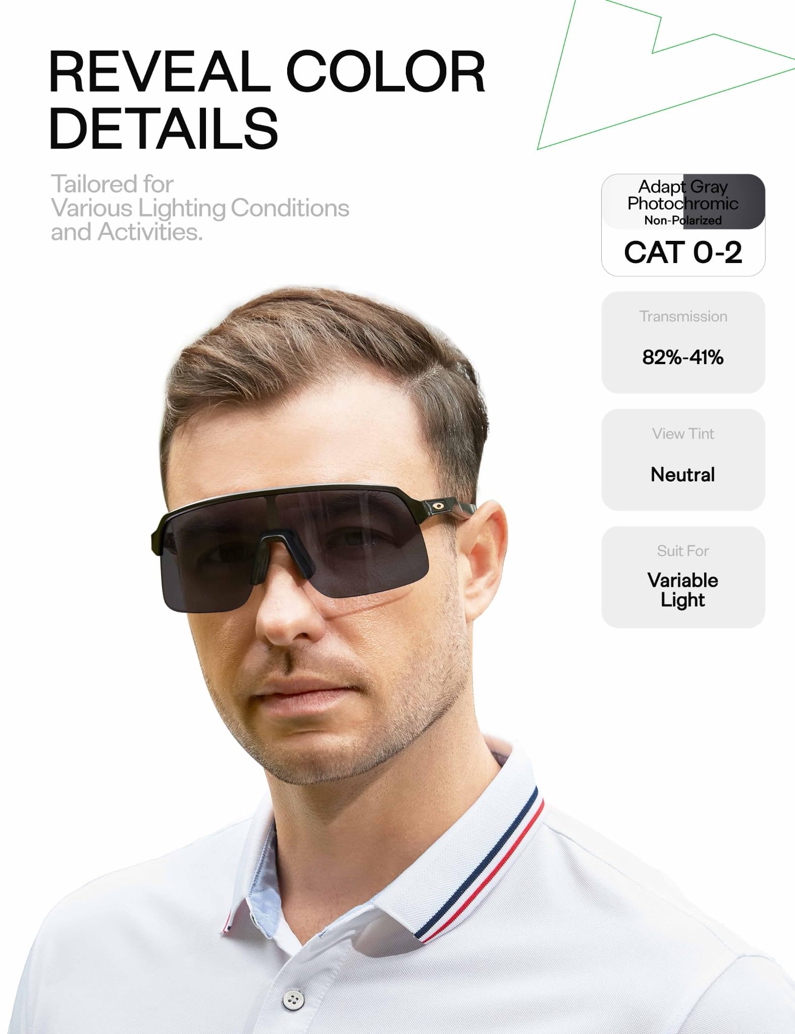 Mryok Lentilles de rechange compatibles avec Ray-Ban Meta Wayfarer (Gen 2) RW4012 53 mm - Options
