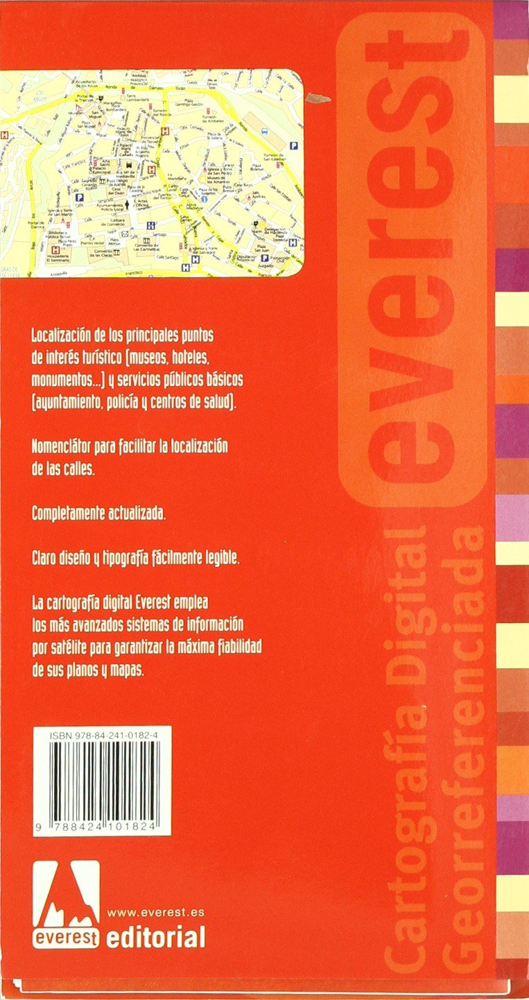 Plano callejero de Teruel. Con mapa de carreteras de la provincia (Planos callejeros / serie roja)