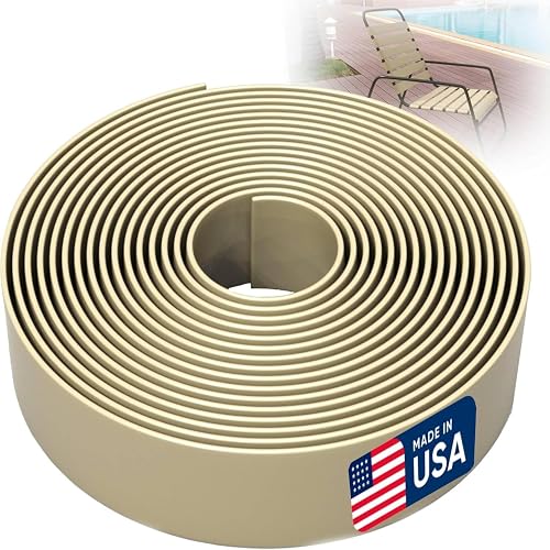 LEMBERG Driftwood 1.5" Wide 20' Length Chair Vinyl Strap Strapping