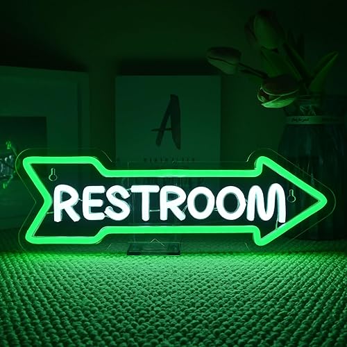 Miniatura 13 de Looklight Letreros de neón de disco para decoración de pared, letrero de luz LED rosa y azul, letrero de neón con letras iluminadas USB, letrero de
