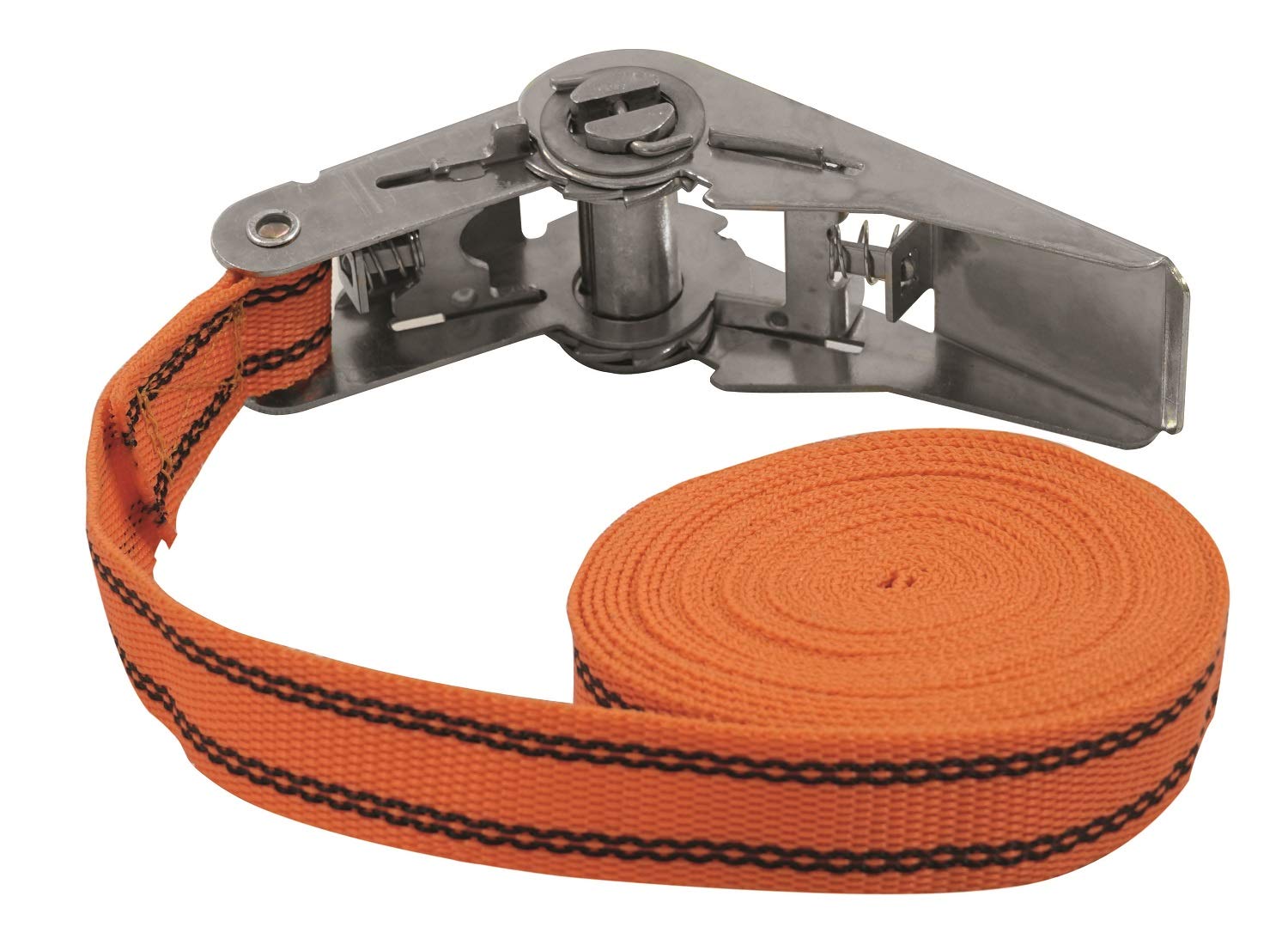 Sangle de Serrage Simple 125 daN Petex 43192635 (L x l) 5 m x 25 mm Orange
