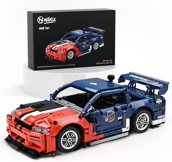 Nifeliz Set di costruzioni per adulti, 2 modelli di fotocamere da collezione da costruire e visualizzare, regalo creativo per fotografi (816PCS, NF10277A