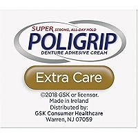 Vista 8 de Super Poligrip Extra Care - Crema adhesiva para dentaduras postizas, sin zinc, 2.2 onzas (paquete de 4)
