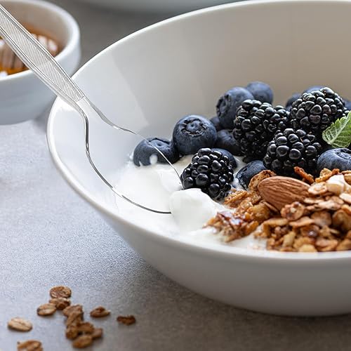 Miniatura 4 de Paquete de 1000 cucharas de té de plástico transparente desechables pesadas, dimensiones para fiestas, caja combinada de cubiertos de plástico (1000