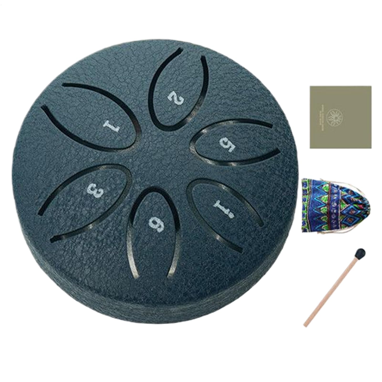 Garten Regentrommel Für Draußen - 8 Cm 6 Töne Stahl Zungentrommel Für Draußen - Meditatives Lerninstrument Für Anfänger Schule Klasse Zuhause Yoga