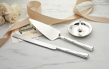 Lenox Cake Knife & Server Adorn Set, Silver