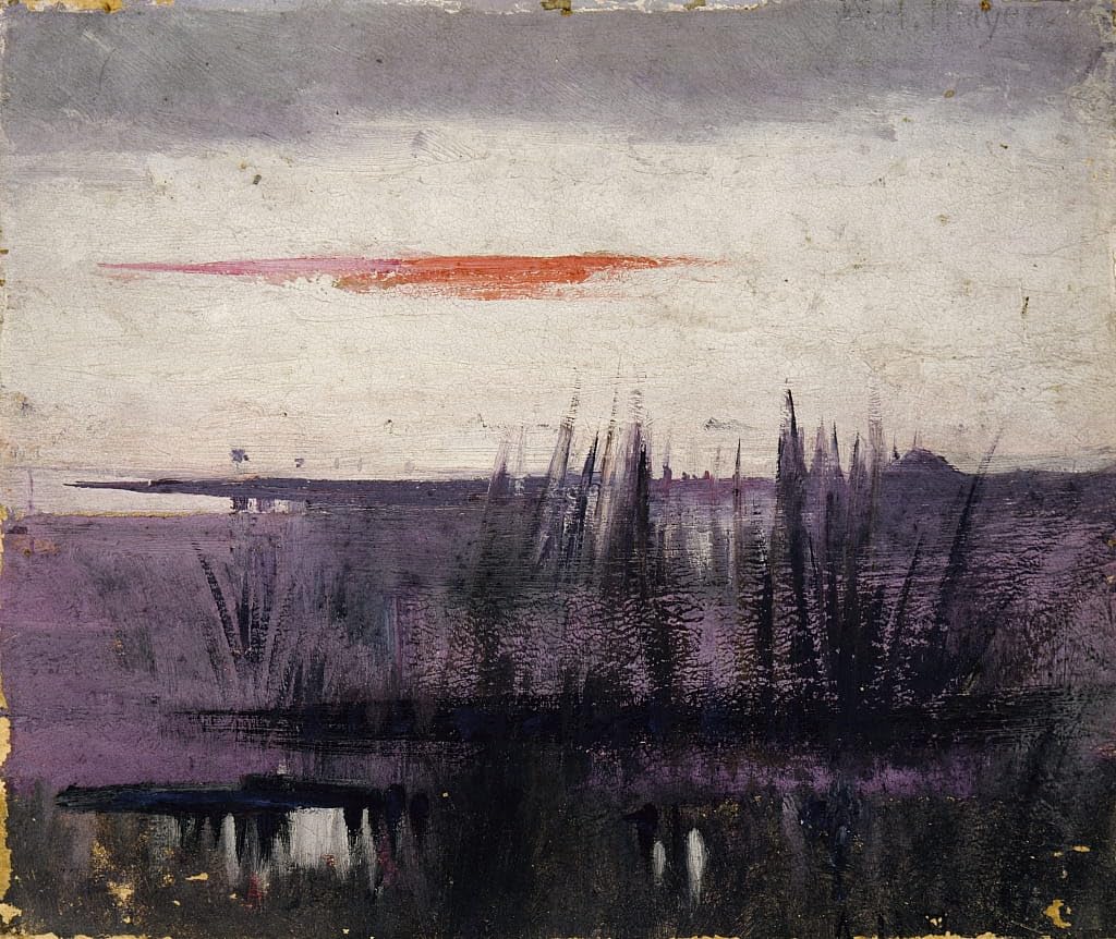 Art tableau le ciel simulé Abbott Thayer affiche impression toile - 5