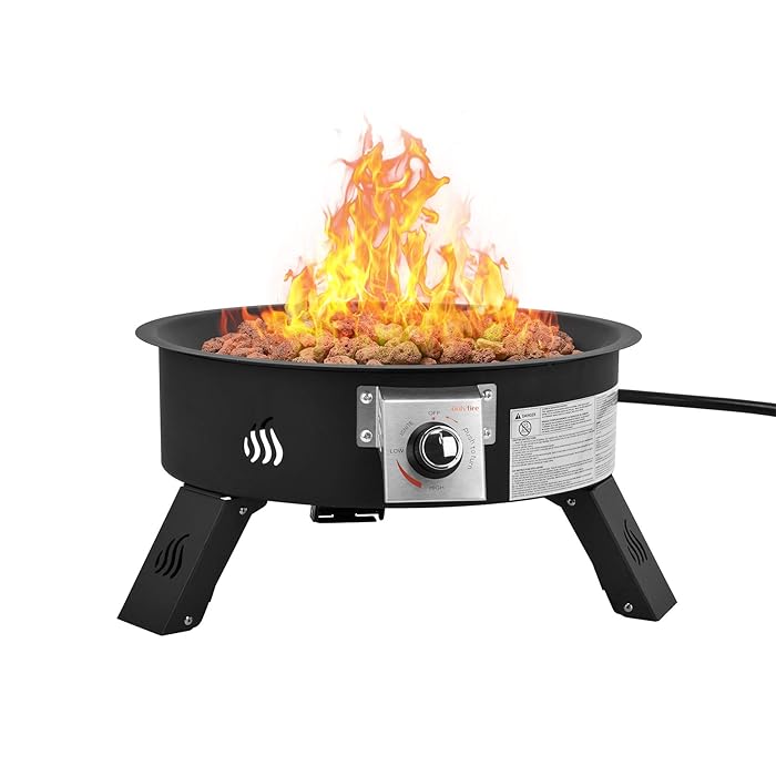 Buy Onlyfire Outdoor Propane Fire Pit 19 Inch Portable Height