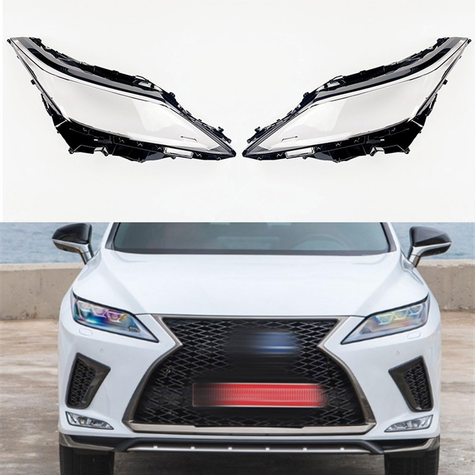Amazon.com: YWGMGJND Car Headlight Lens Cover for Lexus RX RX300