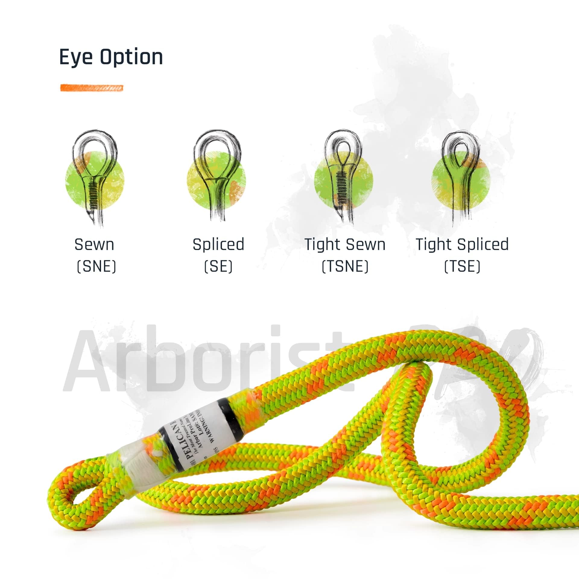 Pelican Rope Arborist-Pro™ - Corda da arrampicata per arboricoltore a 24 fili, 11,8 mm, prodotta negli Stati Uniti