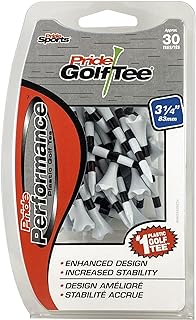 Pride Performance 3-1/4" Striped Golf Tee, 30 Count