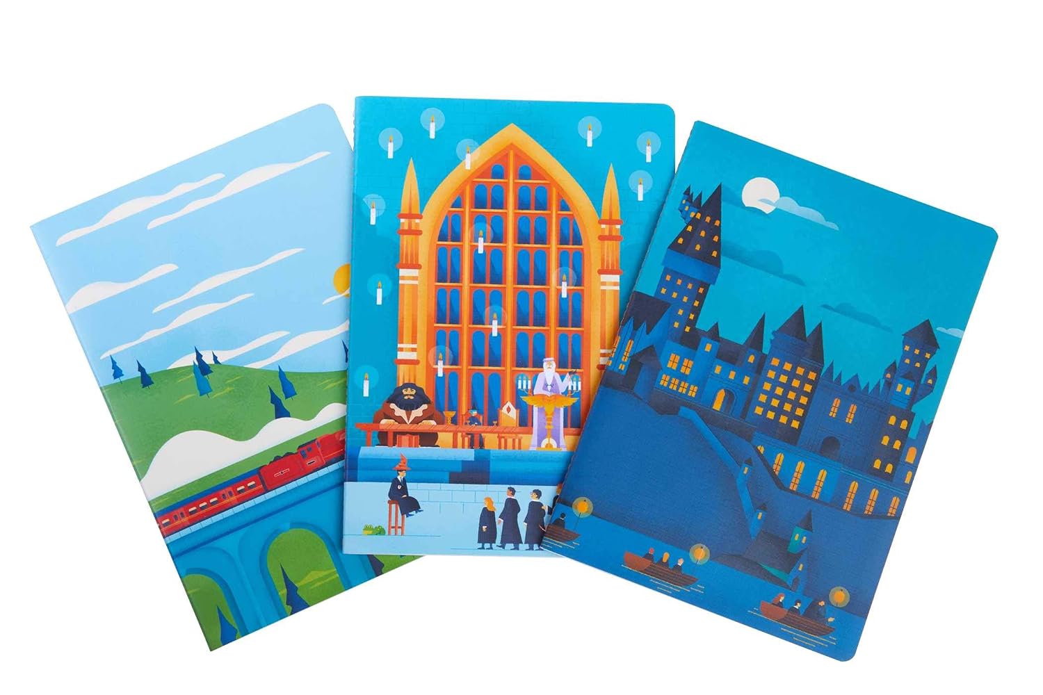 Harry Potter: Exploring Hogwarts Sewn Notebook Collection (Set of 3) image 2