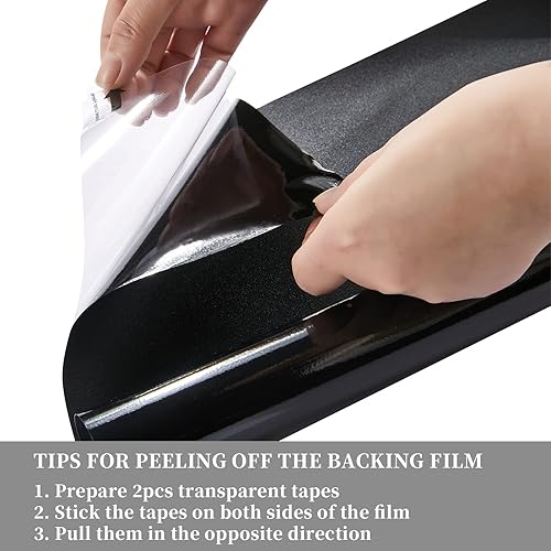 Miniatura 7 de VILMA Película de privacidad para ventana, diseño de arco iris, película de privacidad para ventana, calcomanías decorativas holográficas para