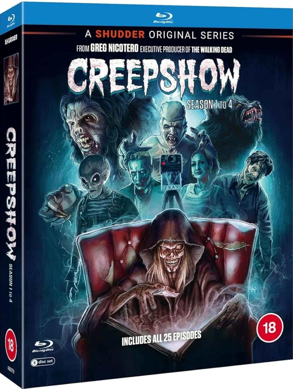 Creepshow: Complete Season 1-4 Collection (8-Disc Box Set) [Blu-ray] [Region Free]