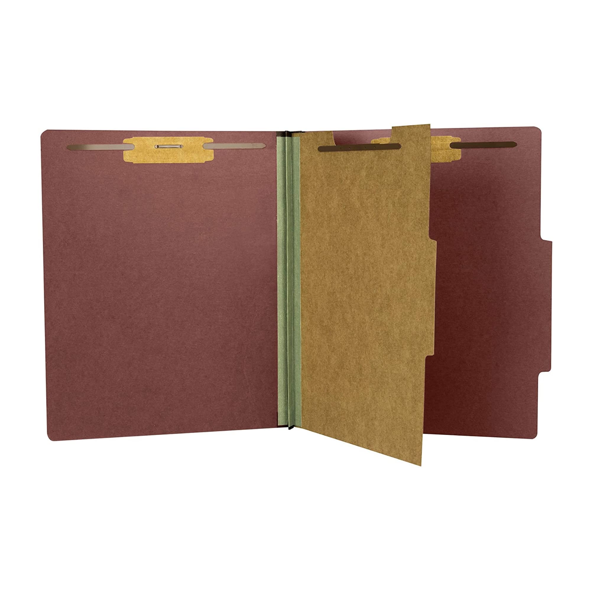 Buy The File King One Divider Brick Red Pressboard Classification File