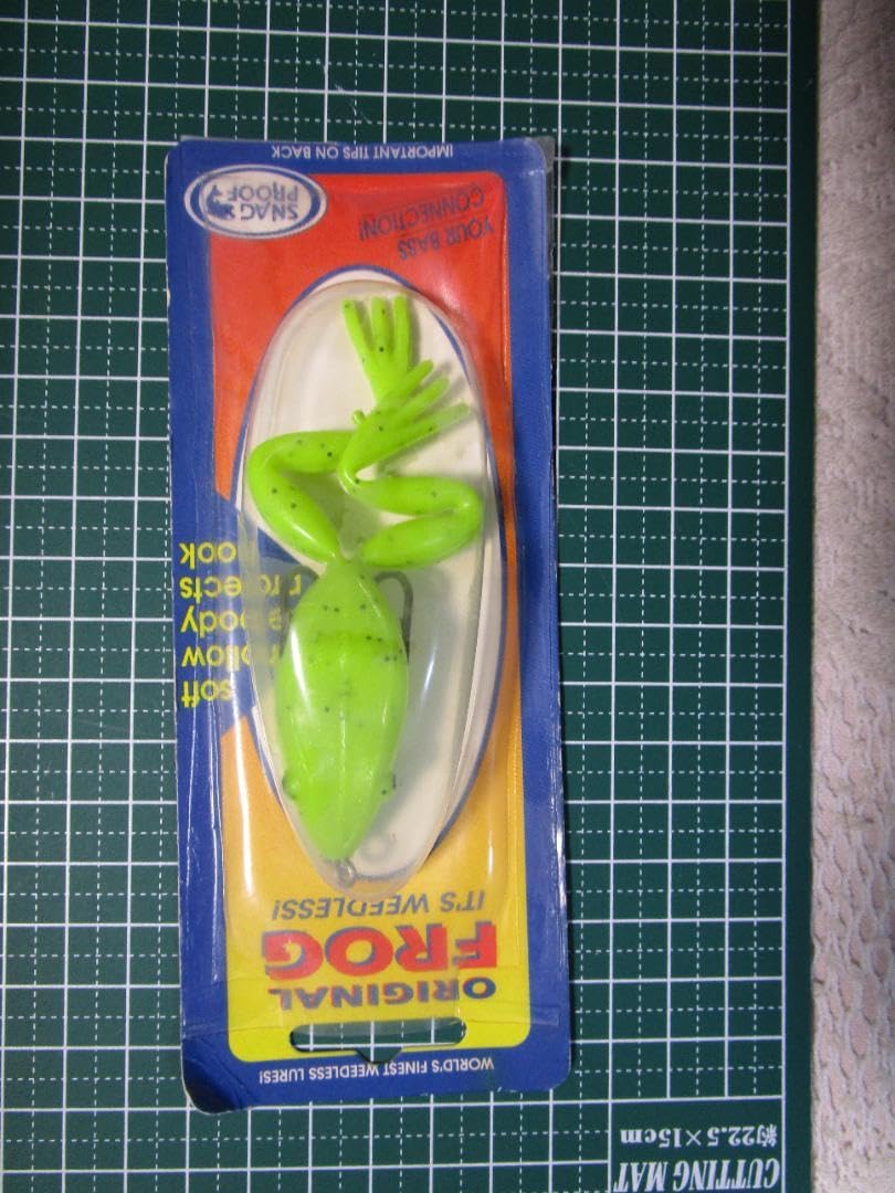レア　オールド　スナッグプルーフ　中空フロッグ　8個セット　雷魚 レア オールド スナッグプルーフ 中空フロッグ 8個セット 雷魚