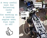 Vista 6 de AnNafi® Tanque de combustible auxiliar para mantenimiento de su moto 300 ml Tanques de combustible y accesorios Herramienta de taller