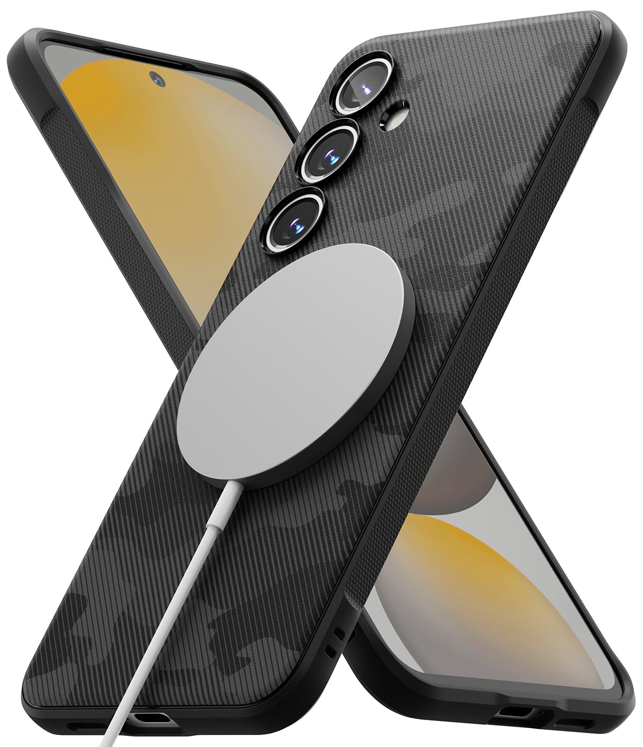 Ringke Onyx [Compatible with MagSafe] Compatible with Samsung Galaxy S24 FE Case, Anti-Fingerprint Technology Prevents Oily Smudges Enhanced Grip