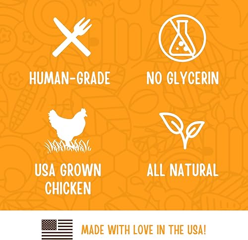 Miniatura 20 de Full Moon, Essentials Beef Jerky Tenders - Golosinas naturales de carne seca de reses criadas al aire libre para perros, ingredientes de grado