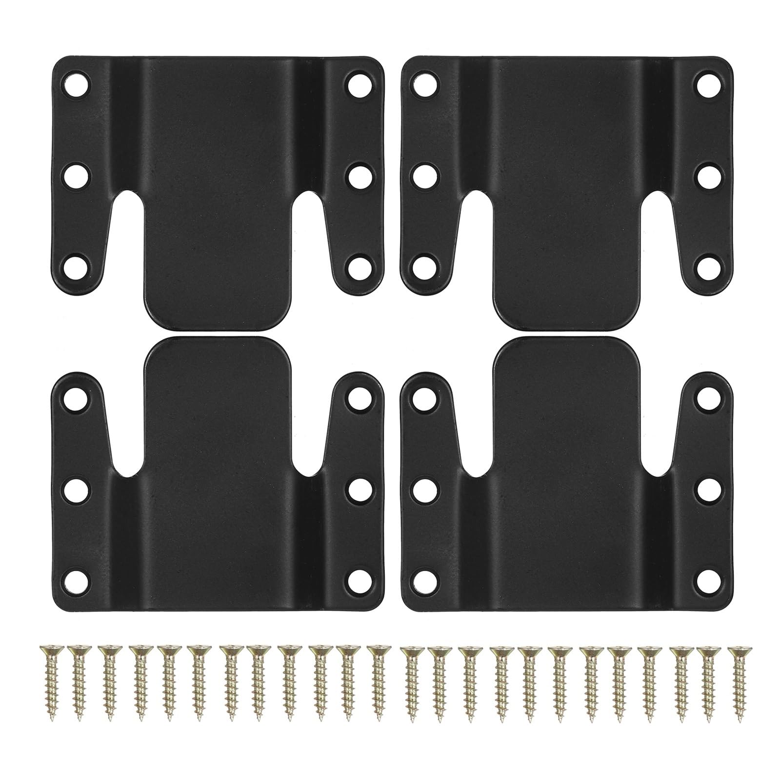 Couch connectors 8Pcs Sectional Couch Connectors Universal Sofa Interlocking Easy to Install Clips for Sectionals Sturdy with Included mounting Screws