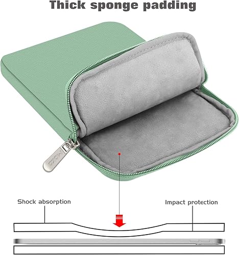 Vista 169 de MoKo Funda para tablet de 12.9 pulgadas para iPad Pro M4 y Air M2 2024, iPad Pro 12.9 M2 y M1, Galaxy Tab S8+/S9+ 12.4, bolsa de poliéster claro