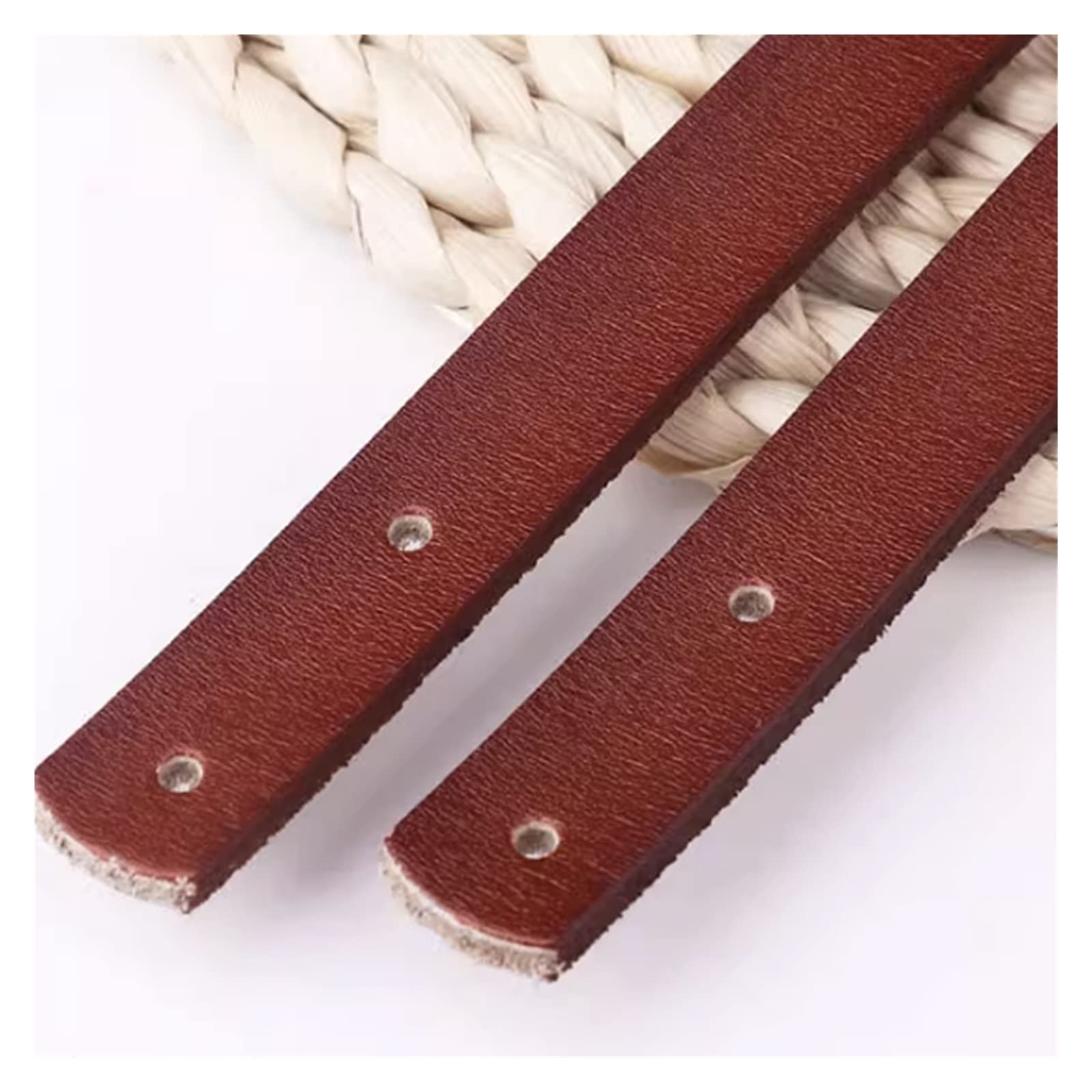 Sangle sac à main courte de 45cm en cuir véritable pour poignée élégante