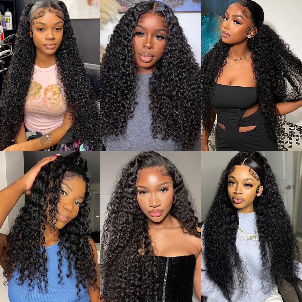 30 Inch Wigs Human Hair 13x6 Lace Front Wigs Human Hair Pre Plucked Deep Wave Lace Front Wigs Human Hair for Women Wigs Human Hair with Baby Hairline
