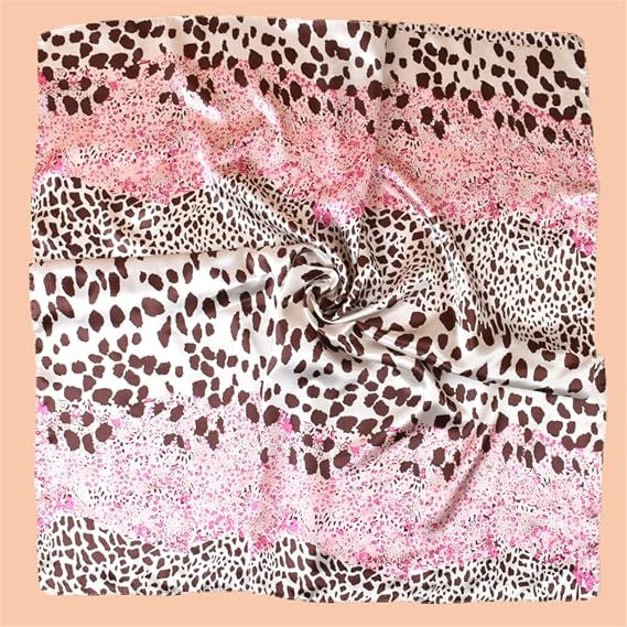 4Pcs Silk Head Scarves for Women Satin Hair Scarf 35Large Square Bandana Silk Like Neck Scarf Shawl