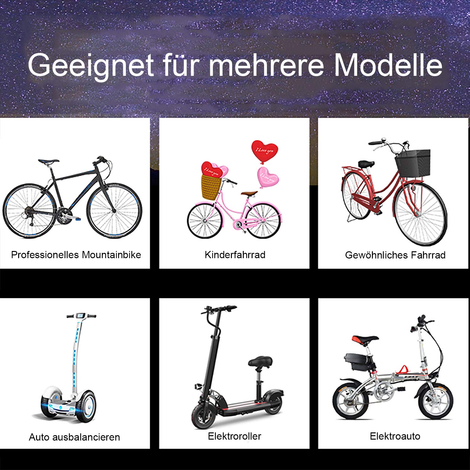 Kit Luz Usb Bicicleta Recargable Delantera Y Traser 6 Modos