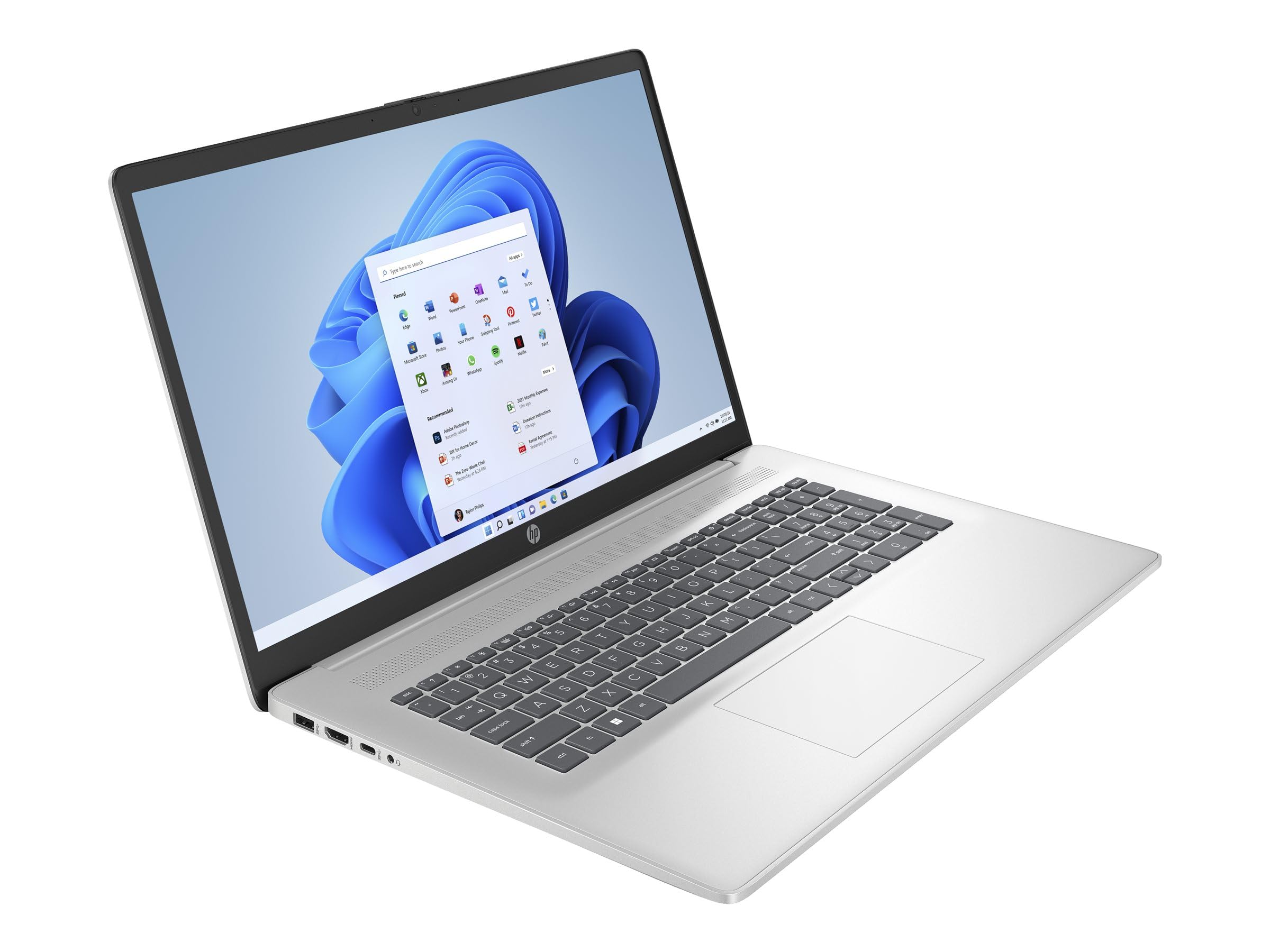 HP Silber - 17,3" FHD - AMD Ryzen 7 7730U - RAM 32GB - SSD 1000GB - Windows 11 Pro