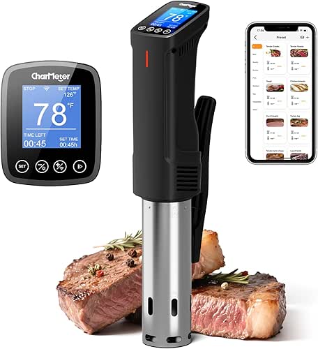2.4g Wifi Sous Vide Cooker CharMeter Sous Vide Machine CSV-100-W,
