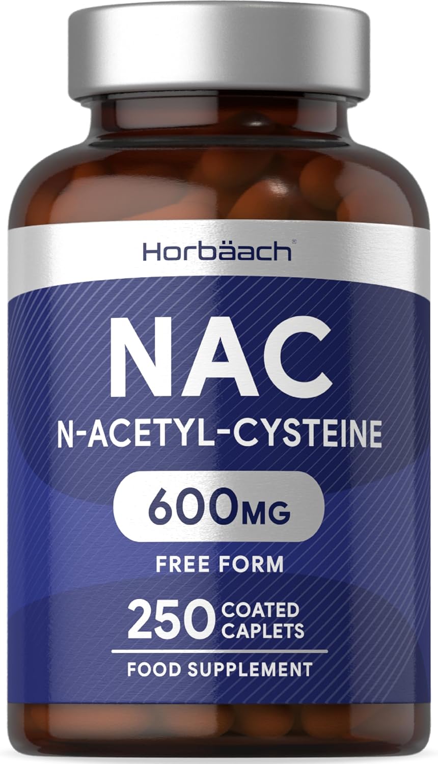 NAC 600mg | 250 Tablets | 8 Months Supply | Gluten Bahrain | Ubuy