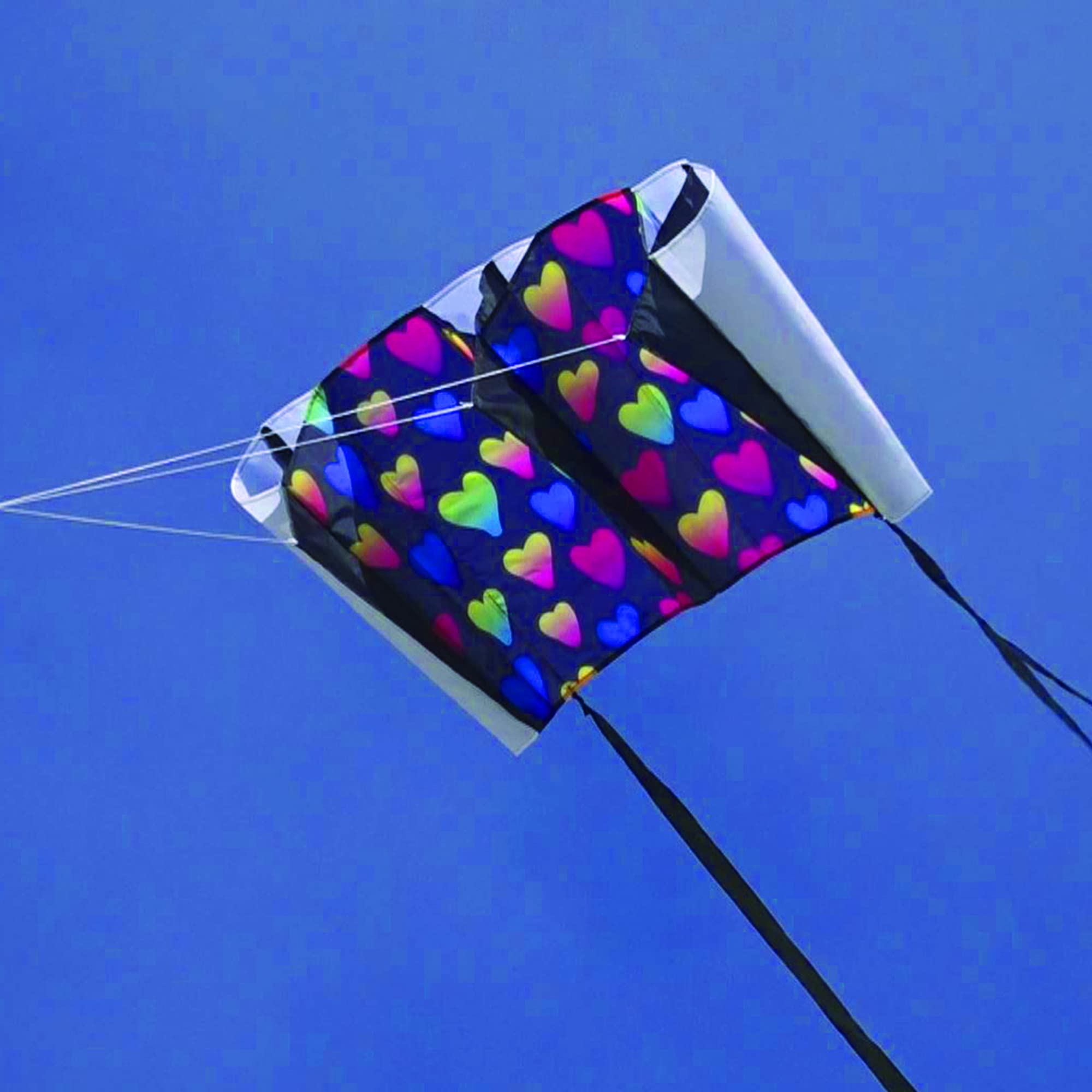 Amazon.com: X Kites SkyFoil Nylon Frameless Kite, Hearts, 38