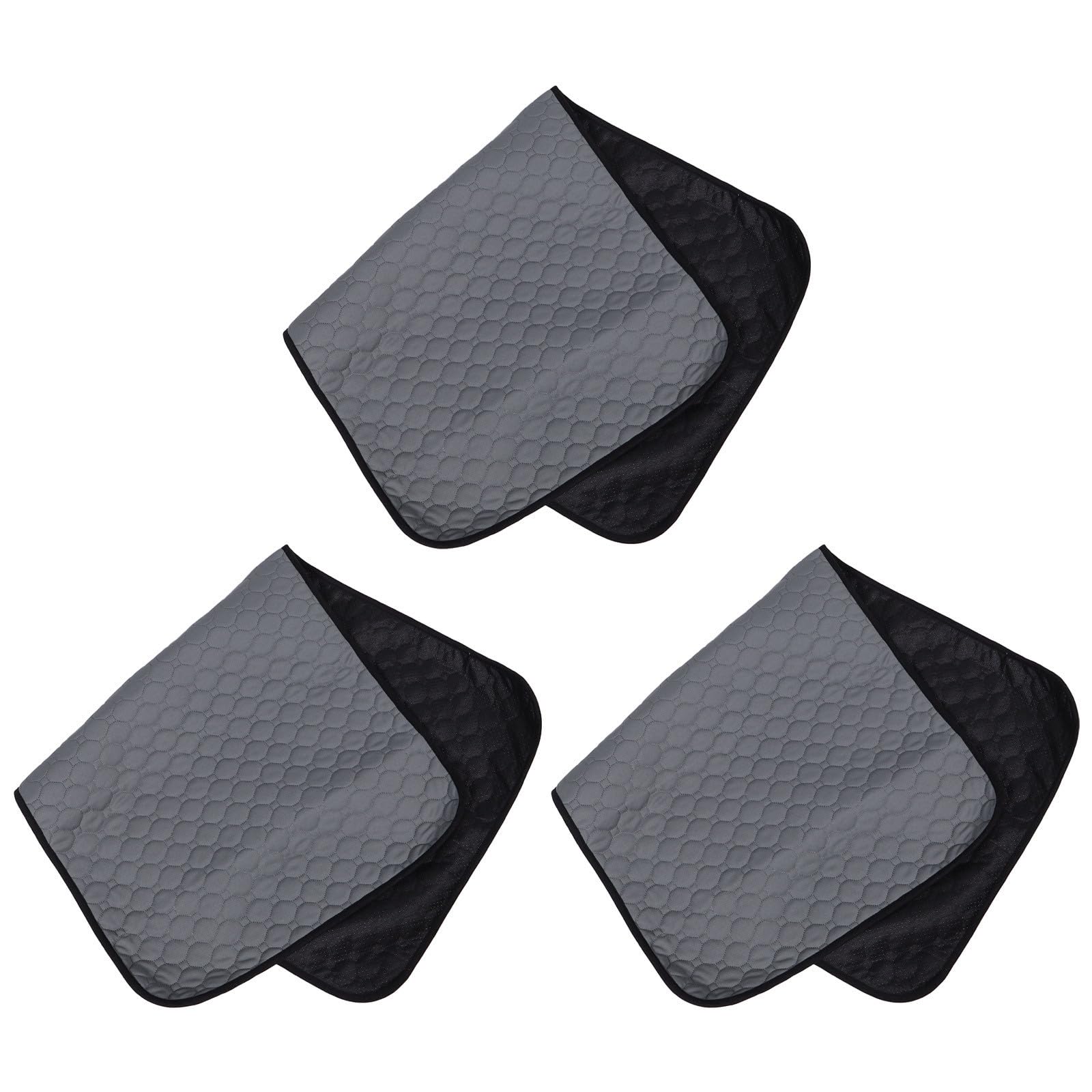 Toyvian 3 Piezas Almohadillas Absorbentes Lavables para Perros y Cachorros de Poliéster Reutilizables Prevención de Fugas para Entrenamiento de IR al Baño y Uso Año