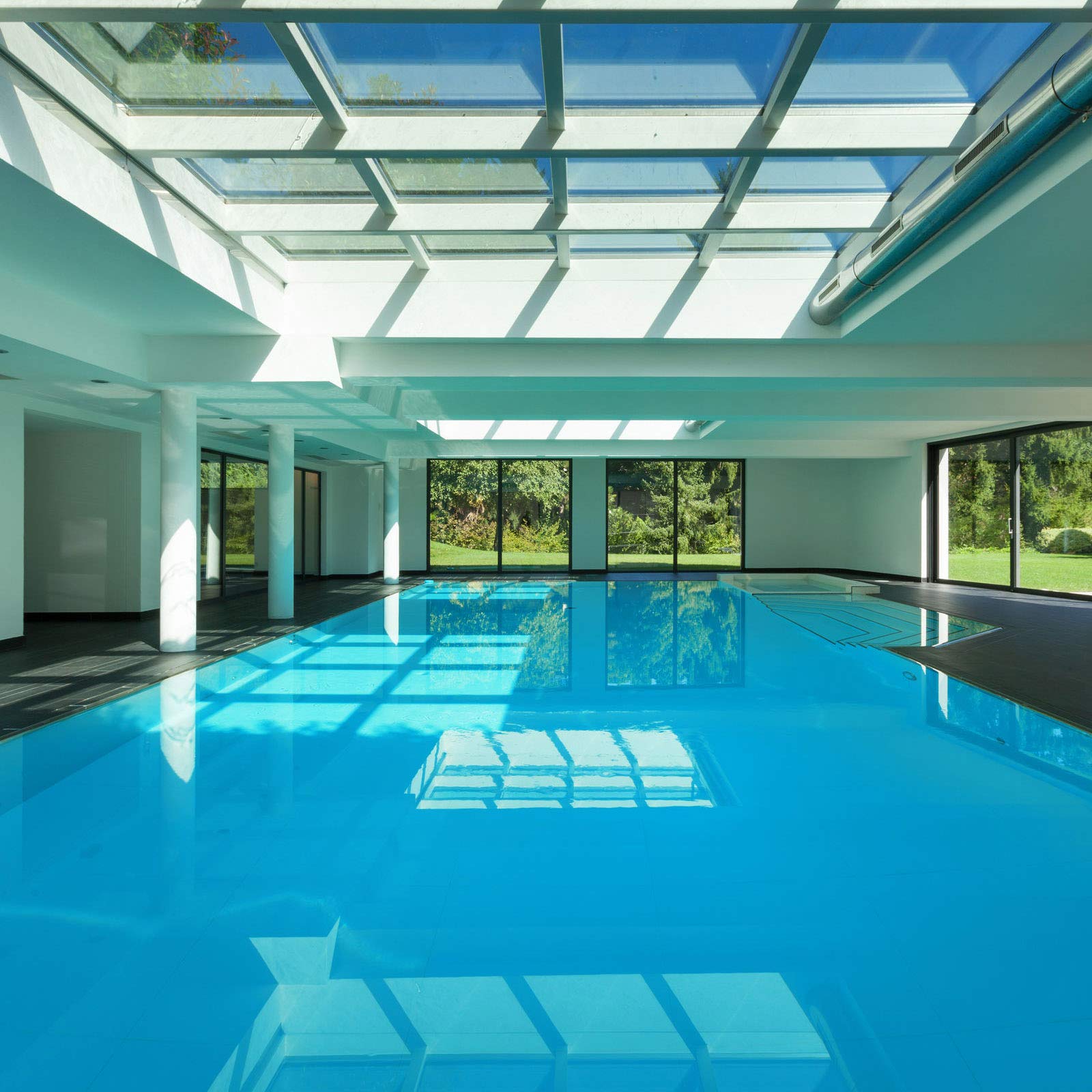 Peinture pour piscine Ivoire clair 5 l - Pour béton, film, étang à poissons - Peinture pour revêtement de piscine, béton - Sans caoutchouc chloré, faible odeur, séchage rapide