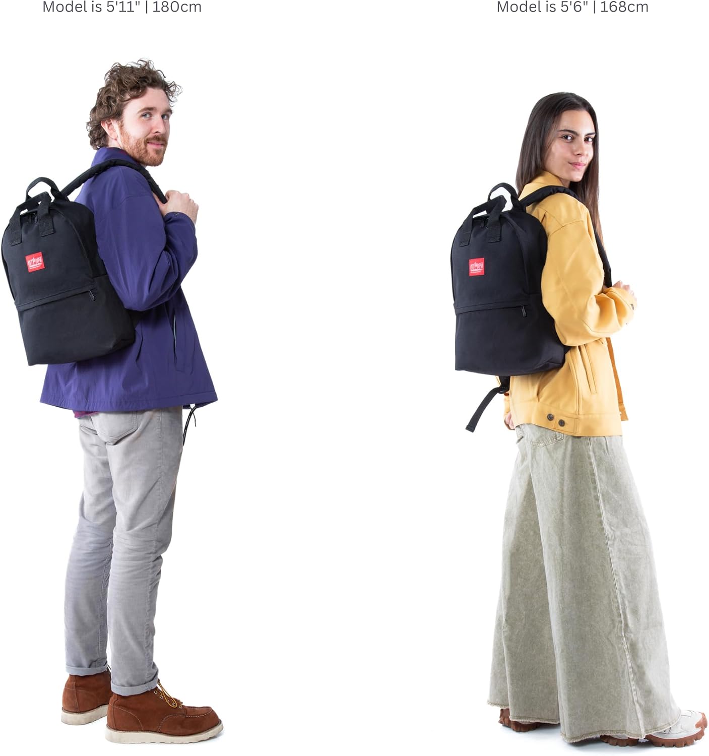 Manhattan Portage Governer Backpack Large Capacity Water Resistant Bag1000D Cordura For Everyday Carry With Simple Exterior (Grey)