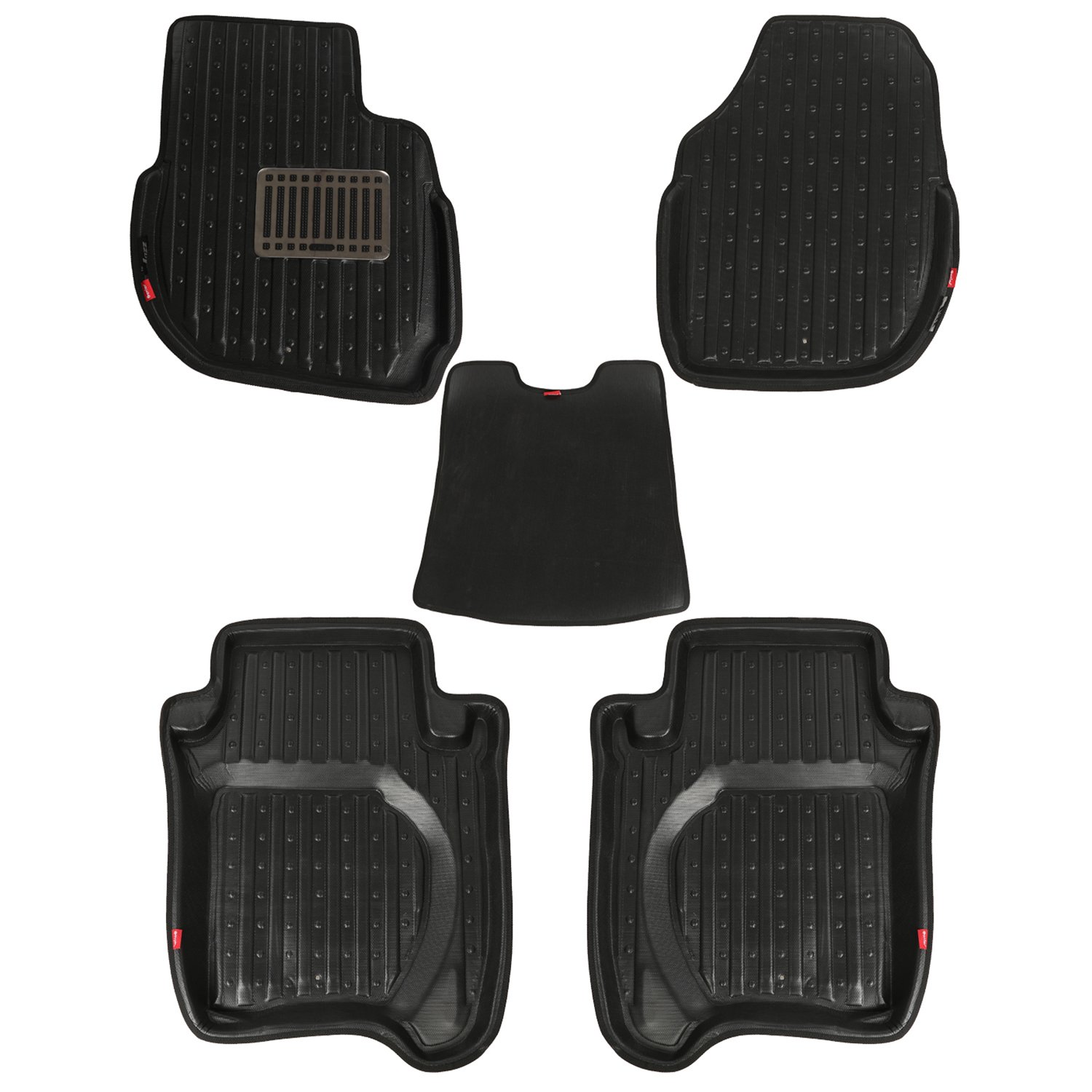 Senior Black Maruti Baleno 3D Car Mat Pack of 5 Amazon.in Car