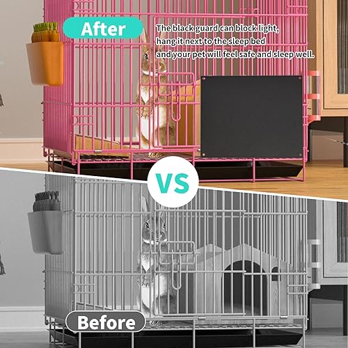 Miniatura 2 de Oncpcare Paquete de 6 Forros Protectores para Jaula de Mascotas que Bloquean la Luz 10'' x 8.2'' Protector de Orina para Jaula de Conejo Forro de