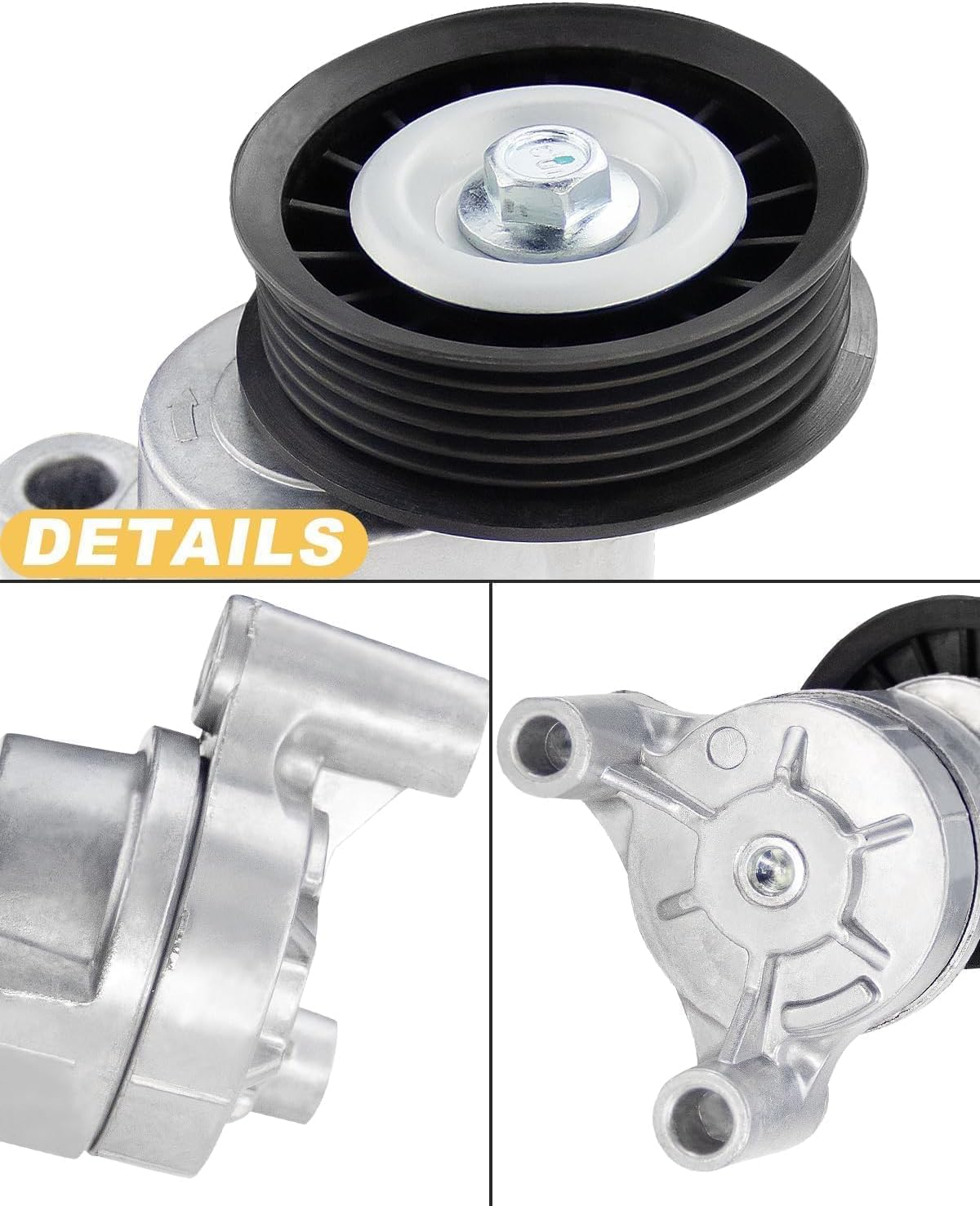 AATEE 39083 Belt Tensioner Assembly For:-Chevy Silverado 1500 Express Suburban Tahoe Colorado For:-GMC Sierra Yukon XL Savana Canyon For:-Cadillac Escalade For:-Hummer H2 2009-2020 OE# 19193110 89397