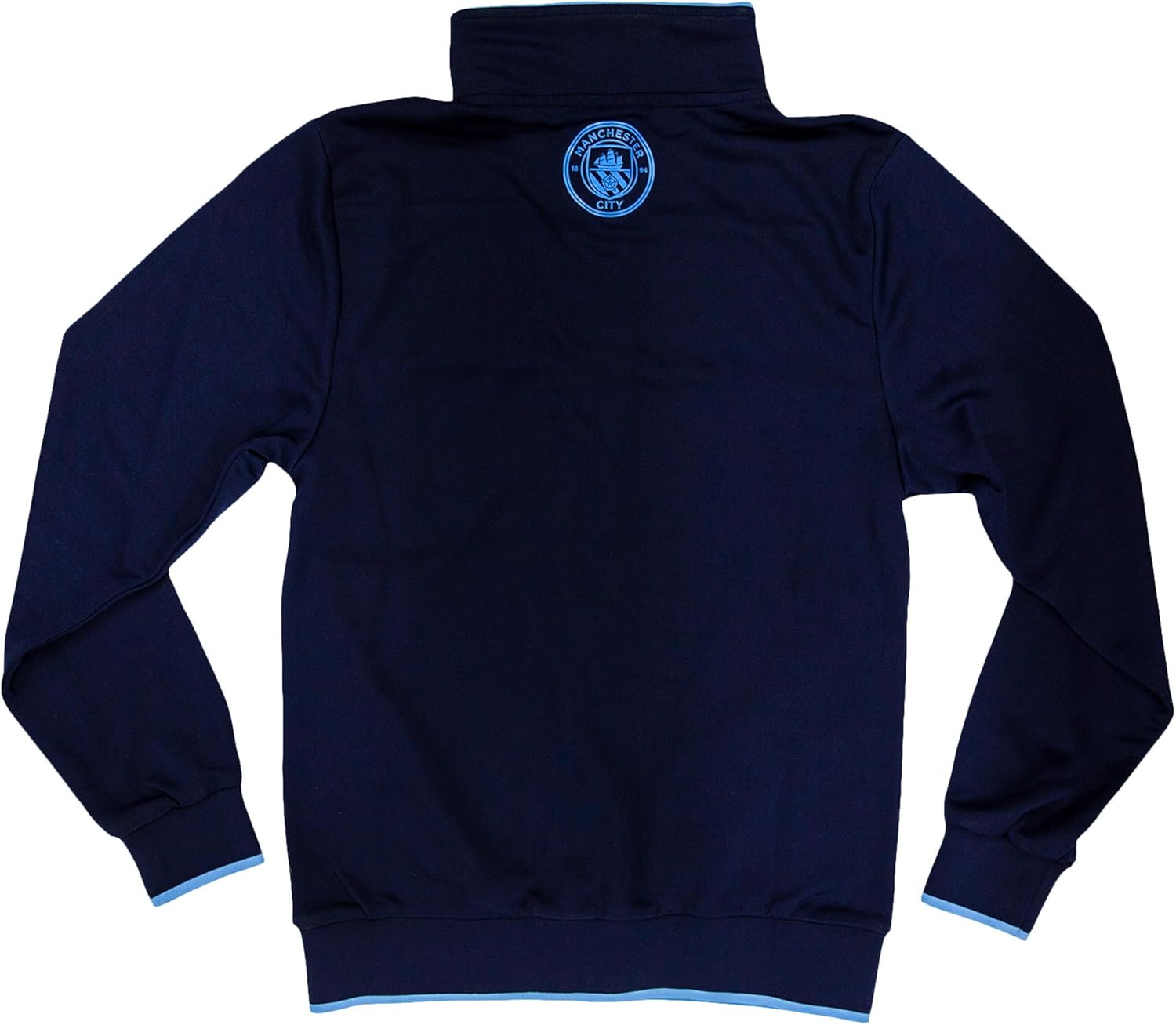 Icon Sports English Soccer Unisex Kids Icon Sports Officially Licensed Manchester City Fc Track Jacket - Unisex Kids - Image 3