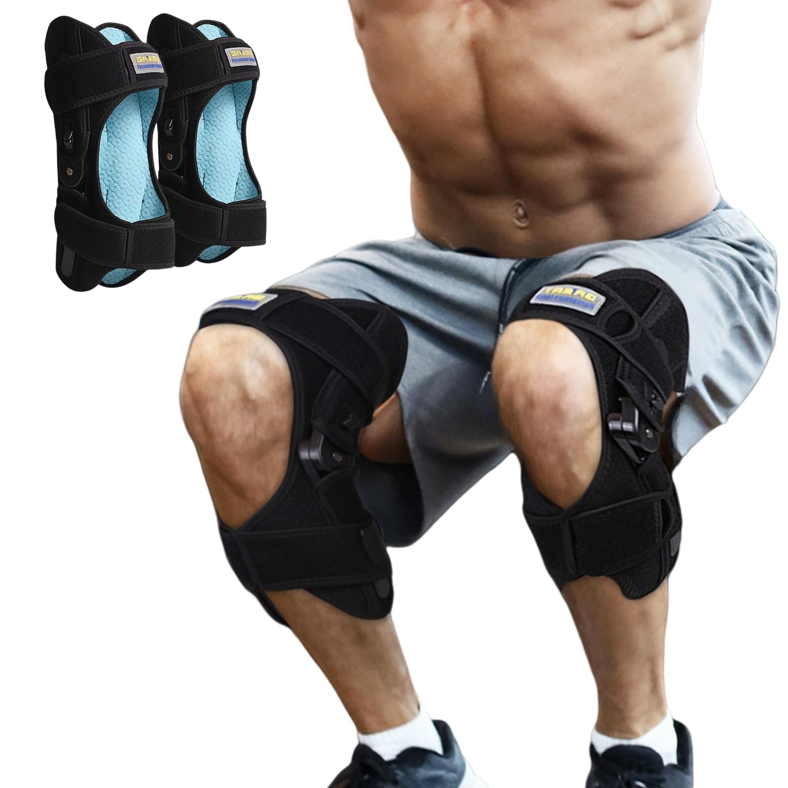 MEIION genouillère alpha by ultimateknees Knee assist protection du genou exosquelette jambe assistance Walker Handling support Protector trois réglages de pression les sportifs et la rééducation