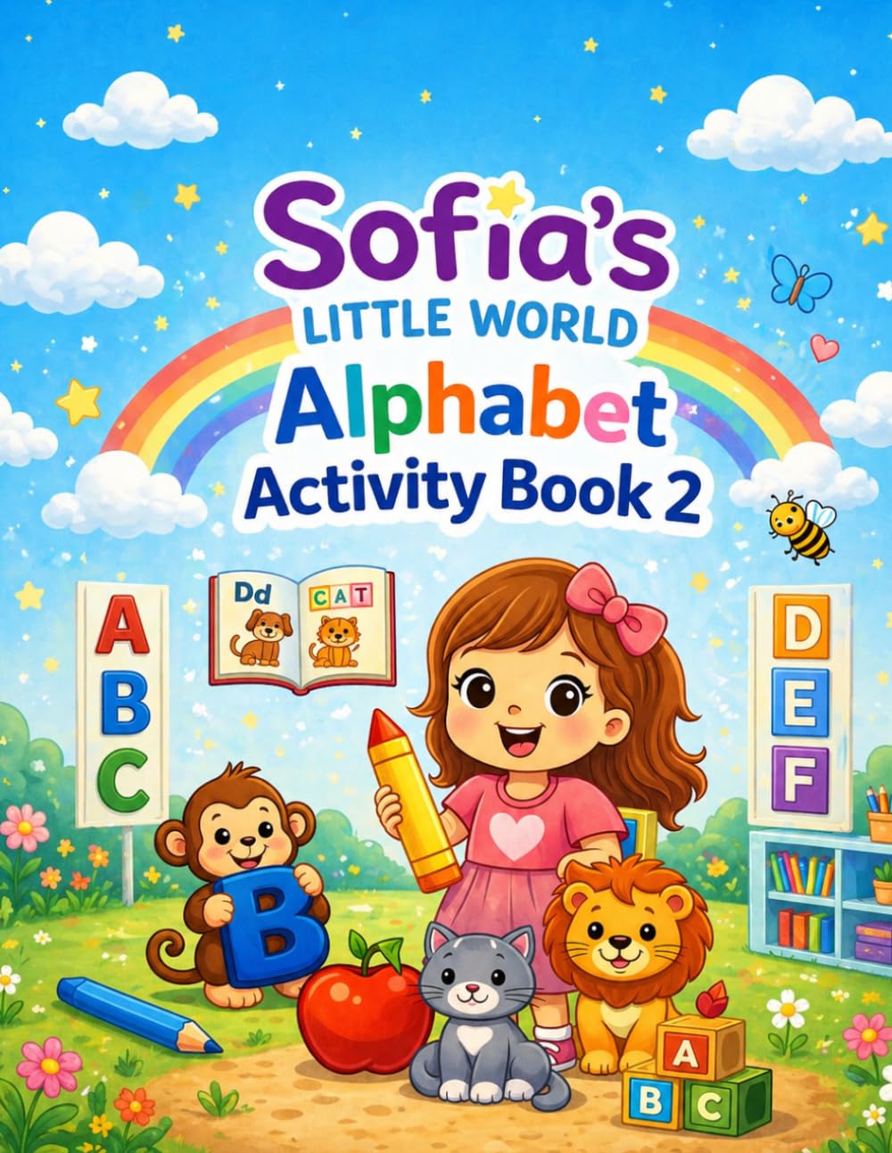 Sofia’s Little World: Alphabet Activity Book 2: Tracing, Coloring & Letter Practice for Toddlers Ages 2–5