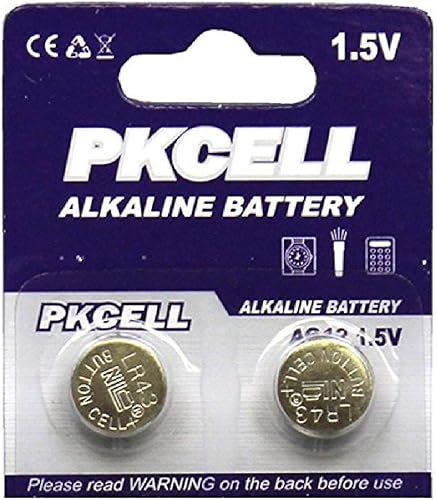 Miniatura 2 de Bluedot Trading AG12 LR43 SR43 260 386 - Batería alcalina de 1.5 V para reloj, audífonos, calculadora, linternas, entrada sin llave, paquete de