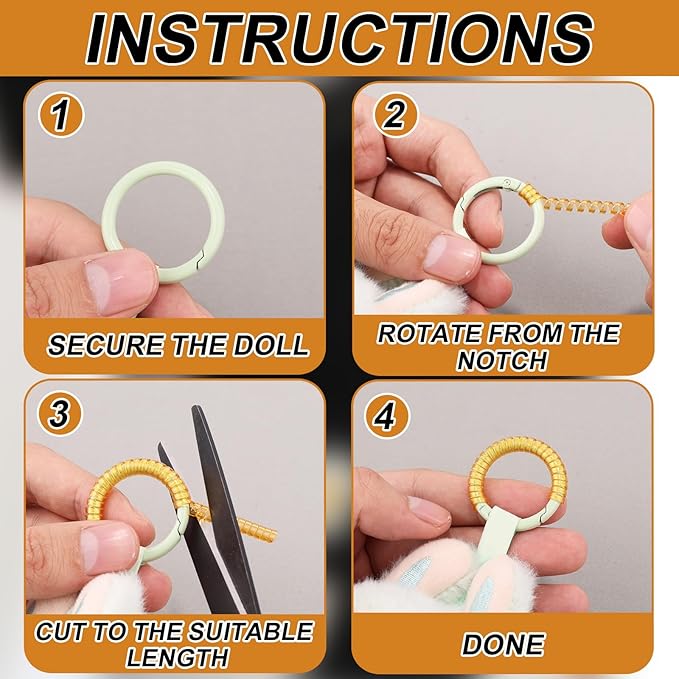 Clips De Sécurité Pour Poupées En Peluche - Lot De 20 - Protection Anti-perte - Or Et Transparent