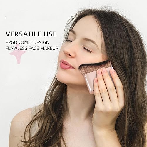 Miniatura 10 de Brocha de maquillaje corporal autobronceadora  Brocha Kabuki para autobronceador, maquillaje de piernas, aplicador de guante autobronceador para