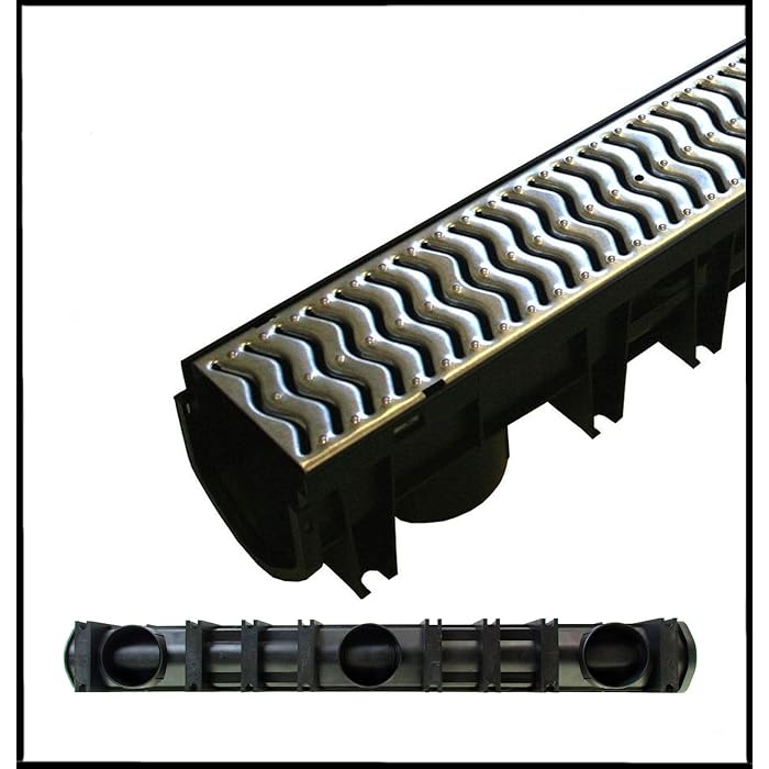 Buy 12 x Galvanized Drainage Channel Fernco Heelguard 1m Lengths Storm
