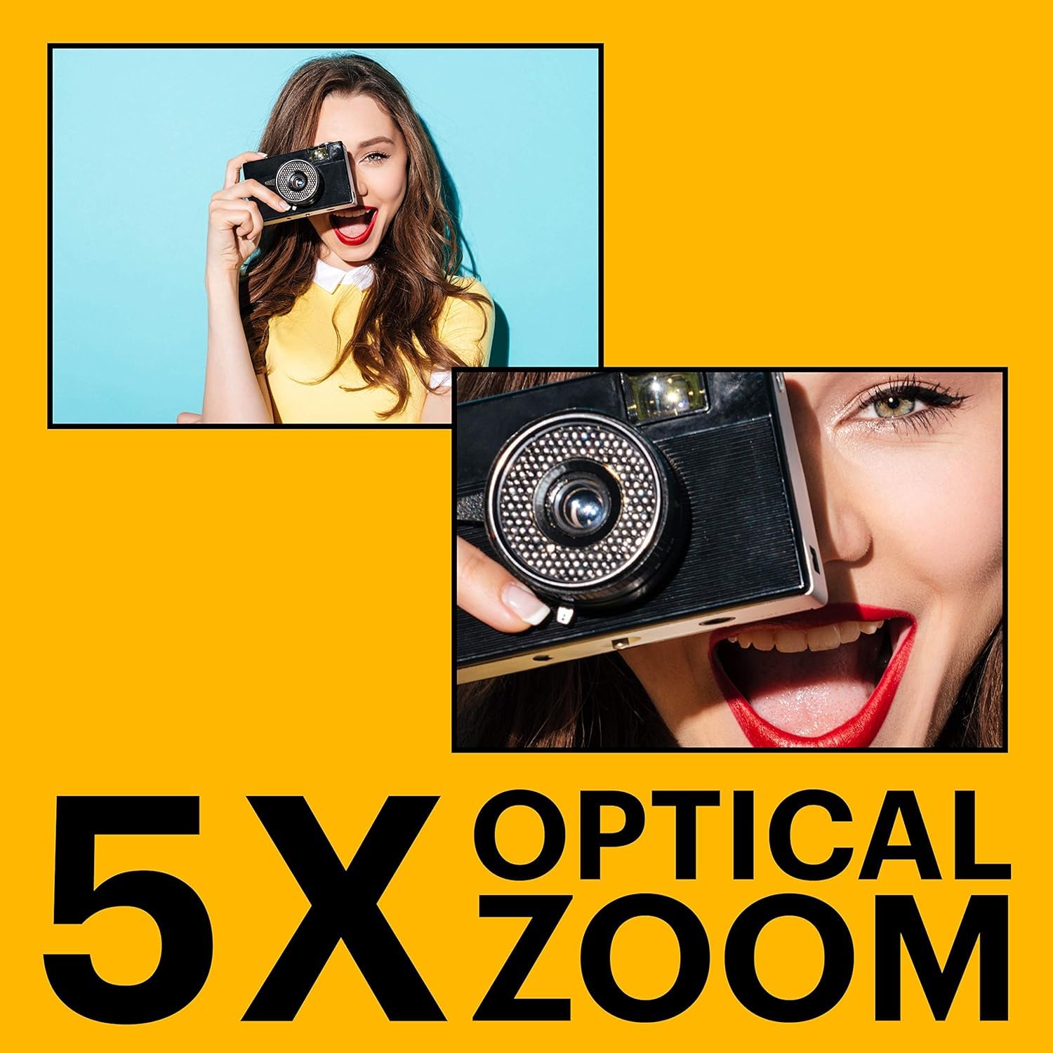 Amazon | KODAK (コダック) PIXPRO 使いやすい ズーム FZ55-RD 16MP