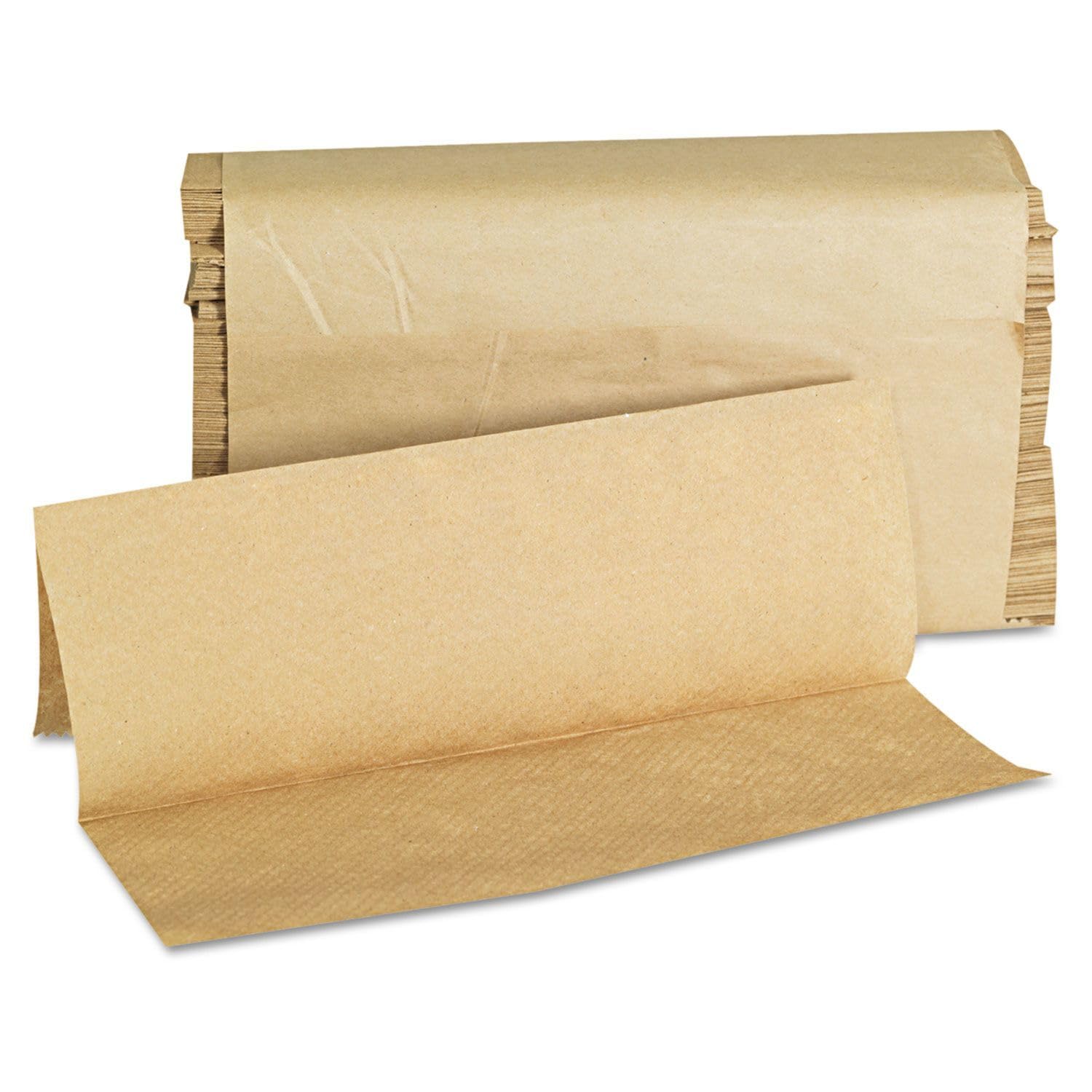 GEN 1508 Składane ręczniki papierowe, wieloskładane, 25 x 9 9/20, naturalne, 250 ręczników w opakowaniu (opakowanie 16 sztuk)