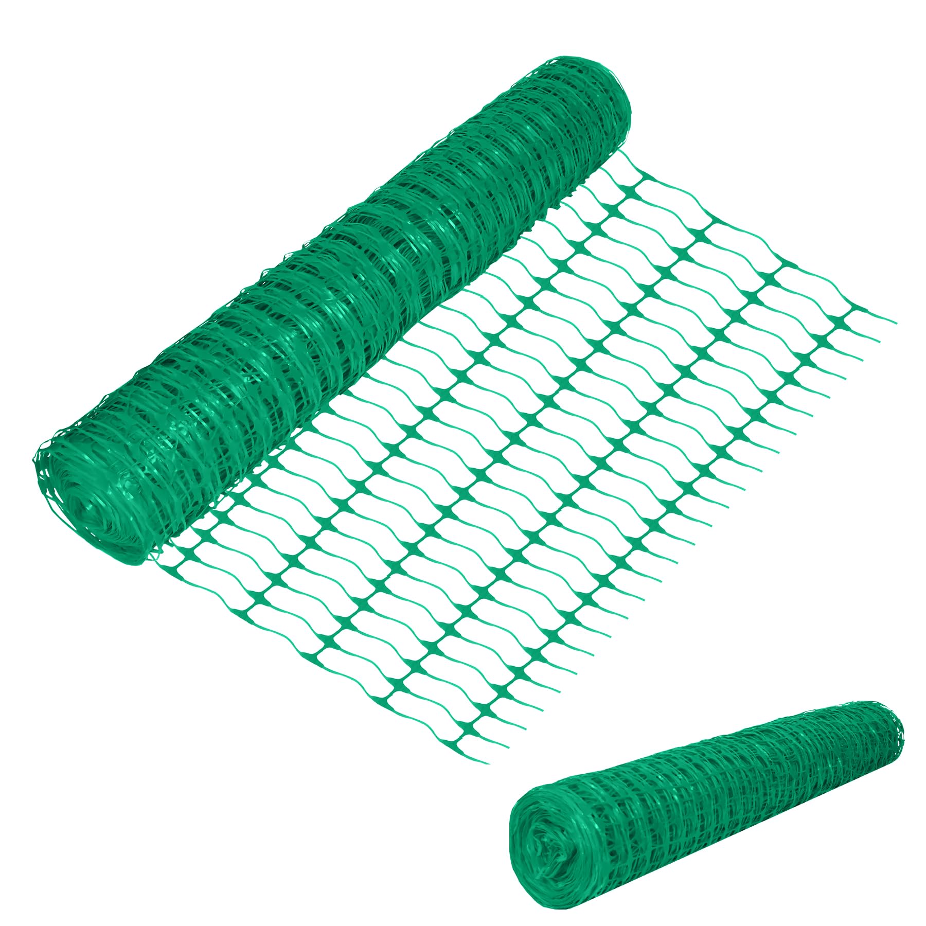Froadp Weidezaun 1 m x 30 m Hühnerzaun Absperrzaun Schutznetz aus Kunststoff Mobiler Zaun Multifunktionale Begrenzungszaun Warnnetz Schafzaun Hundezaun Geflügelnetz Bauzaun (Grün)