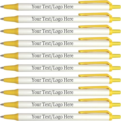 Miniatura 6 de Bolígrafos personalizados con tu logotipo o texto personalizado, paquete de 300 unidades a granel para negocios, fiestas y eventos, bolígrafos